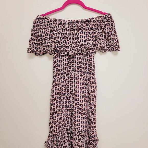 SPRING/ SUMMER DRESS Black Pink digital pattern dress - Picture 7 of 12